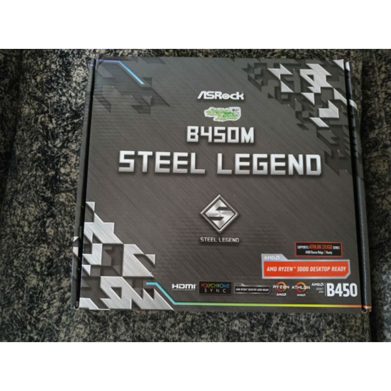 Jual Motherboard AM4 B450M Steel Legend (m-atx) | Shopee Indonesia