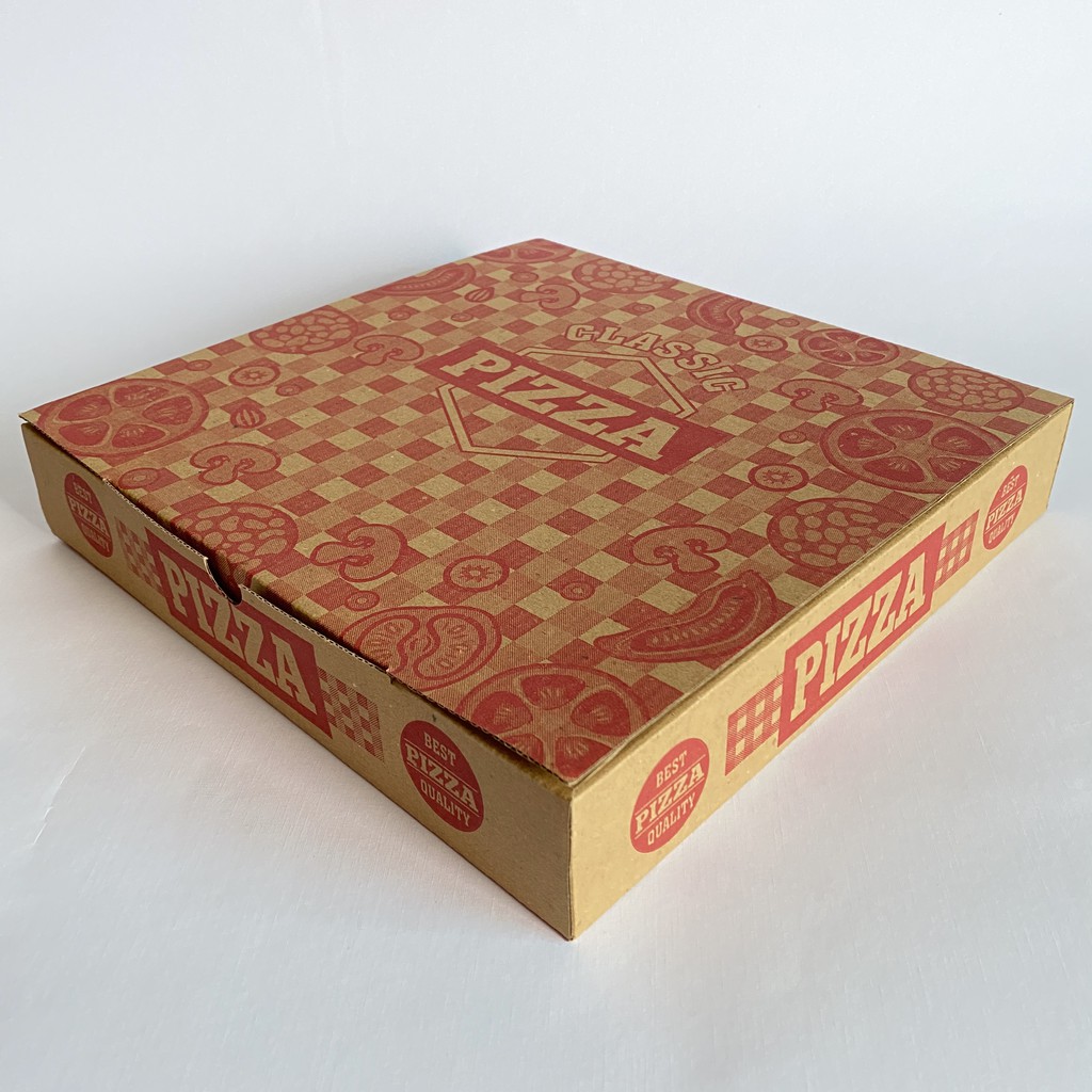 Jual Pizza Box ukuran 22 Classic RED / Kotak Pizza 22 cm/ Pizza