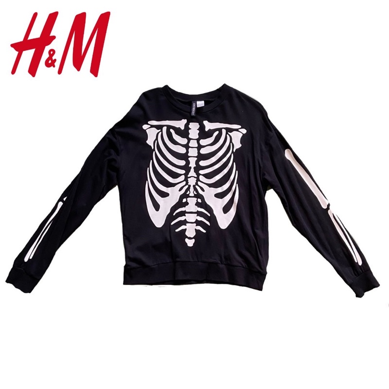 H&m skull outlet sweater