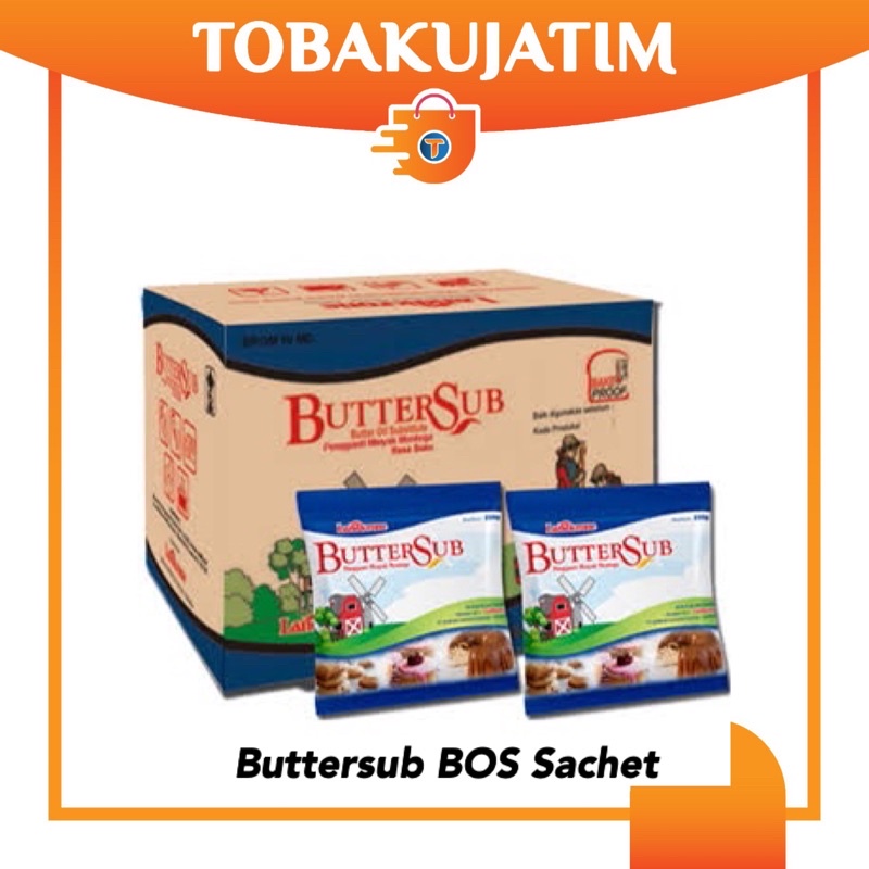 Jual BUTTERSUB MILKY BOS SACHET 250gr (Butter Oil Substitute) | Shopee ...