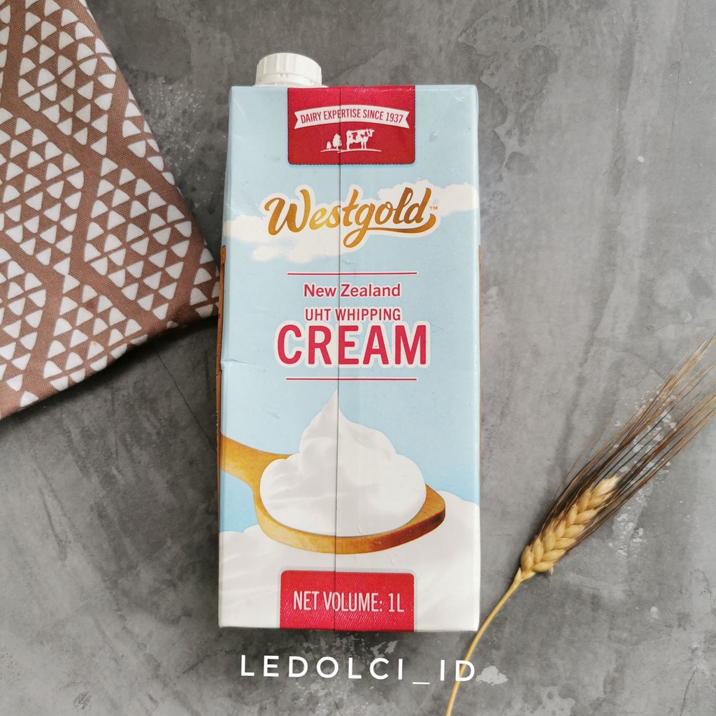 Jual WESTGOLD WHIPPING CREAM WHIP CREAM KRIM KOCOK 1 LITER Shopee