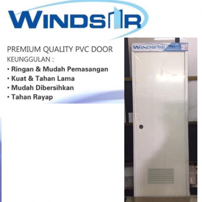 Jual Pintu Pvc / Pintu Kamar Mandi - Polos Handle Plastik | Shopee