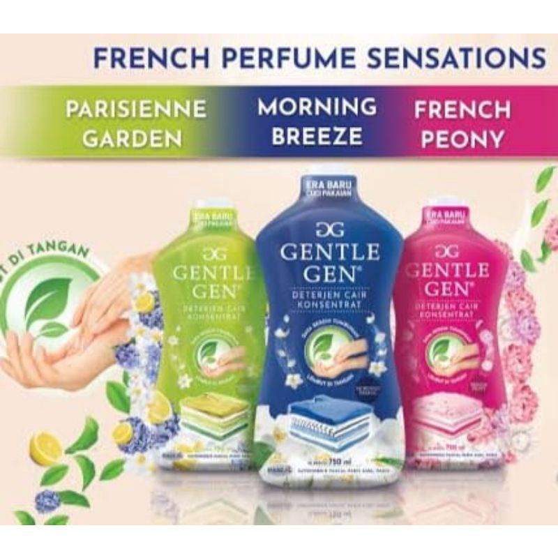 Jual GENLE GEN Deterjen Cair Btl 750 ml | Shopee Indonesia