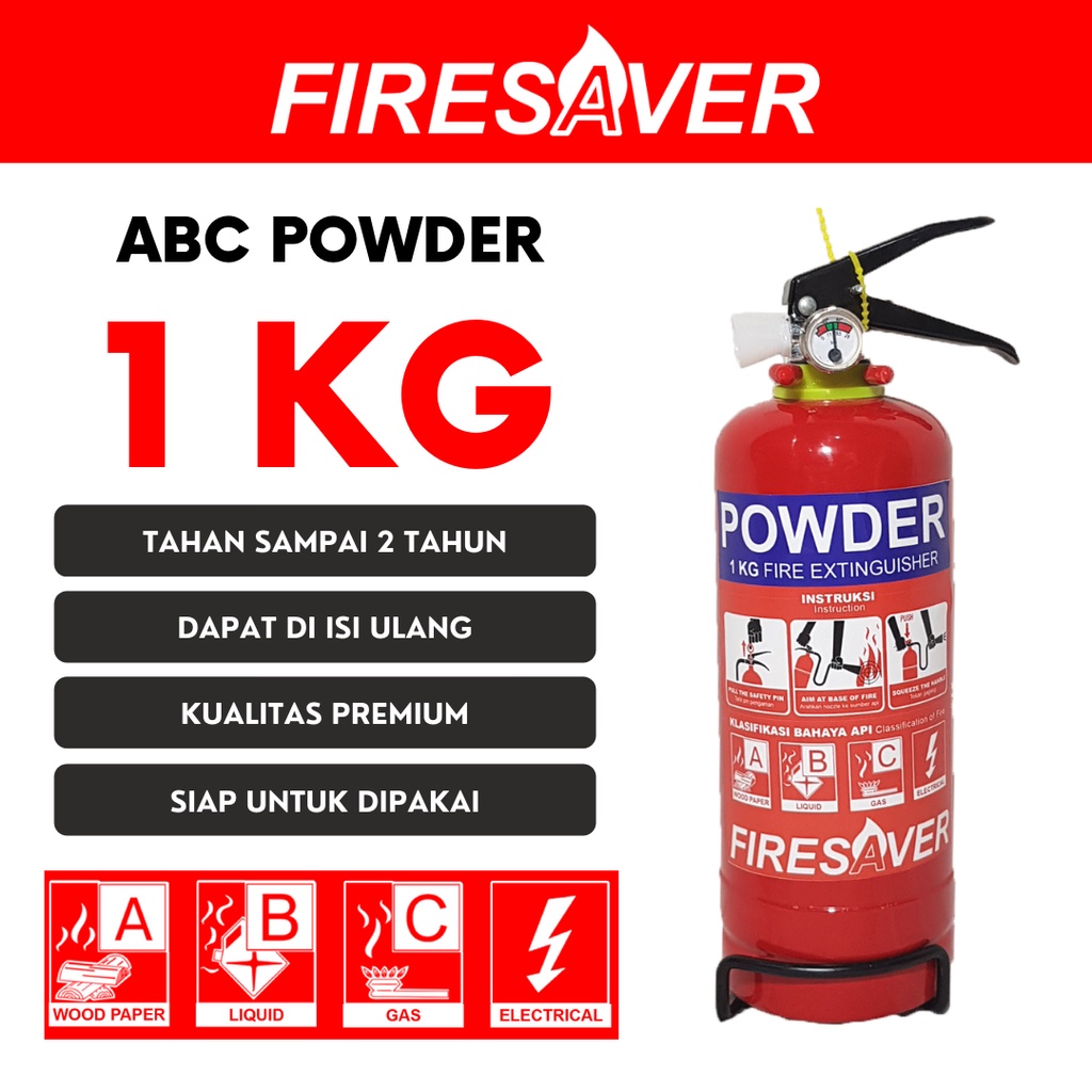 Jual Apar Kg Abc Dry Powder Alat Pemadam Api Ringan Fire Extinguisher Shopee Indonesia