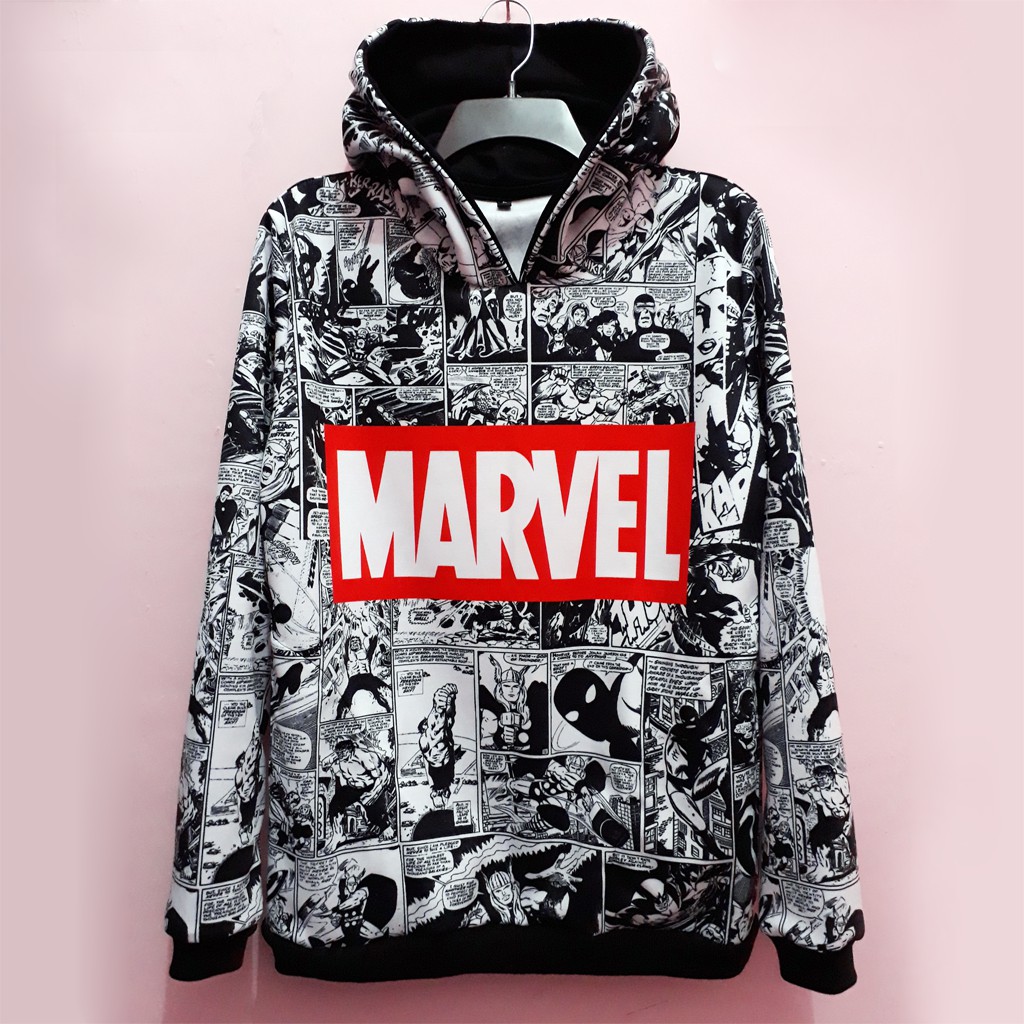 Jual hot sale hoodie marvel