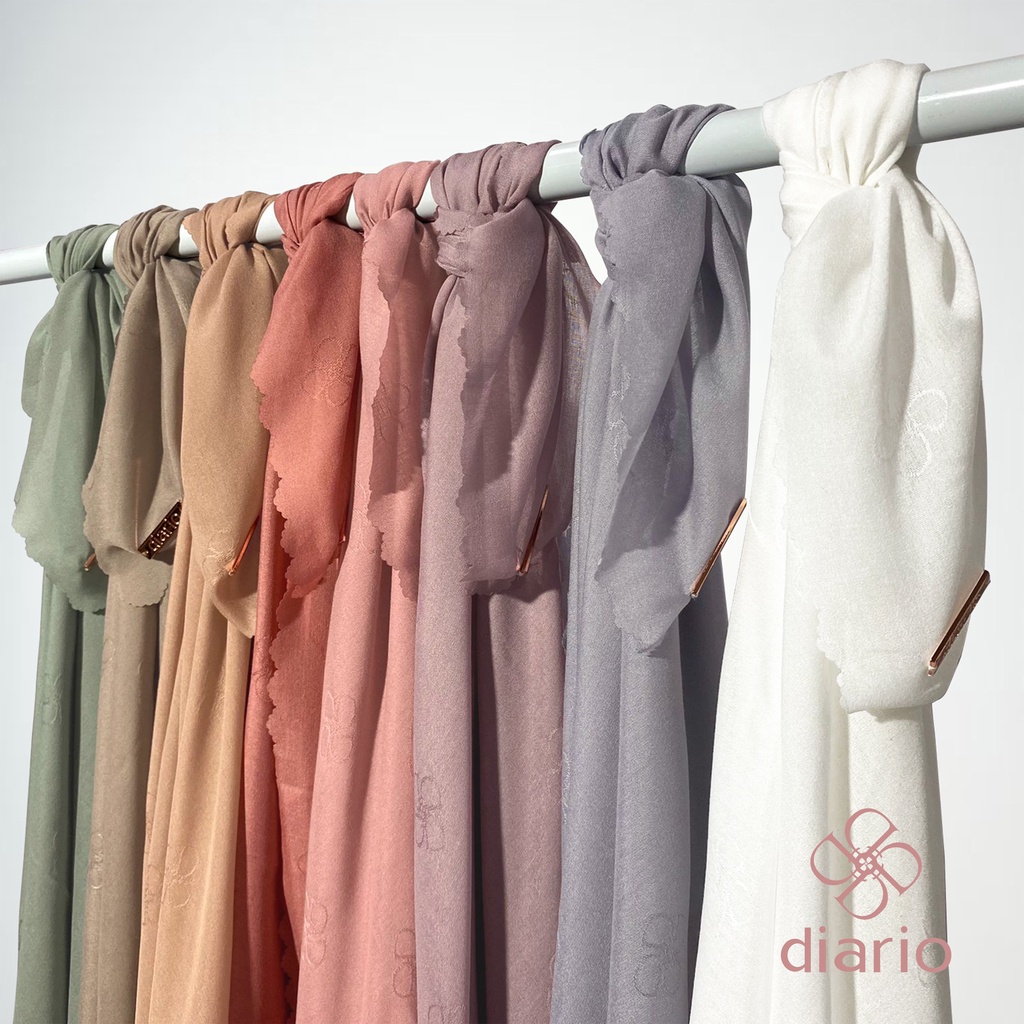Diario Hijab Wanita Signature Scarf Voal