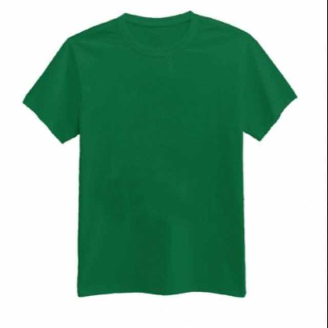 Jual Kaos Polos Cotton Combed 30s Warna Hijau Muda Hijau Fuji Shopee Indonesia