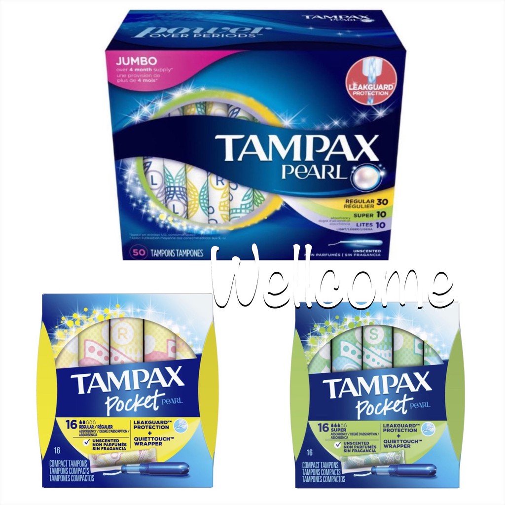 Jual TAMPAX POCKET PEARL REGULAR / SUPER/ JUMBO Shopee Indonesia
