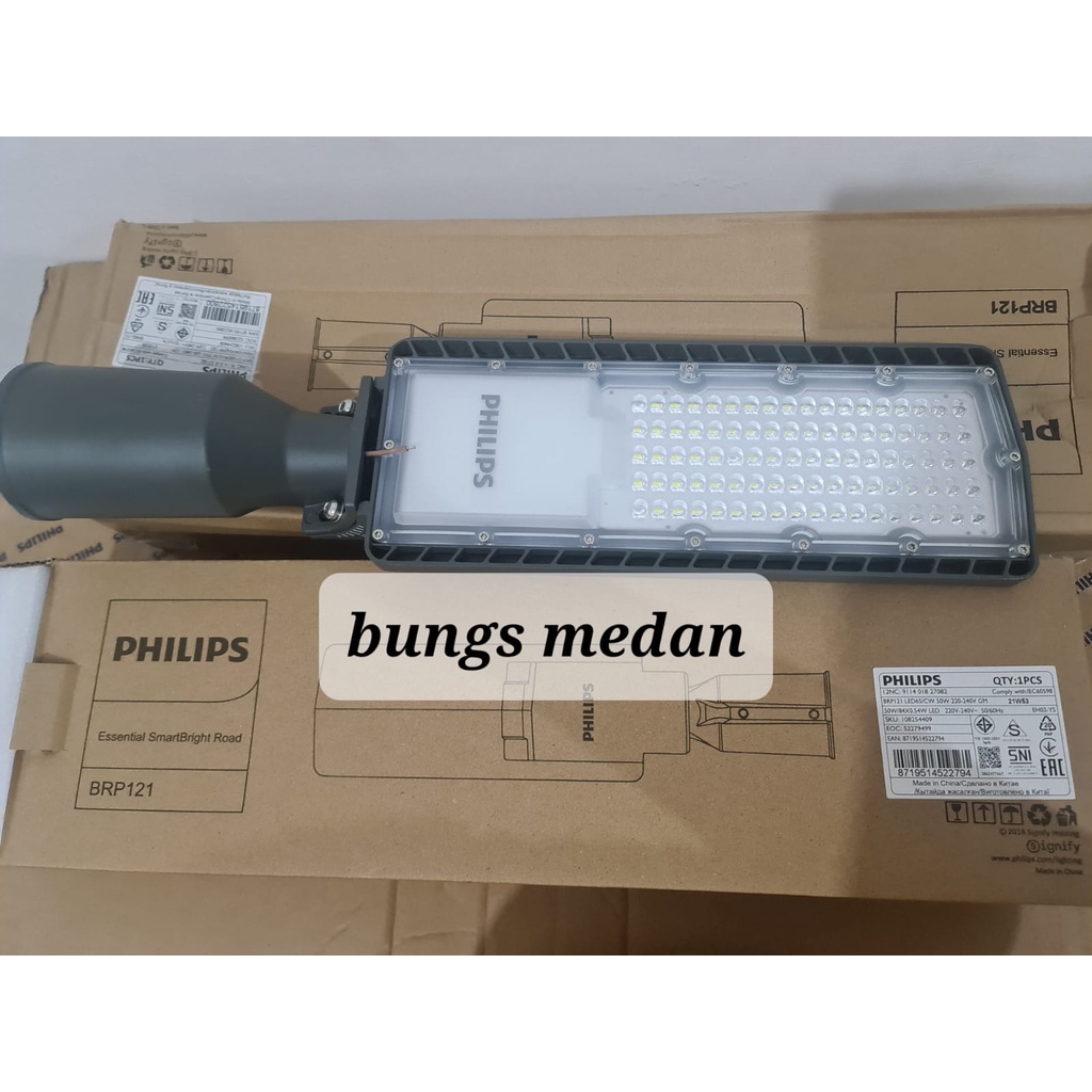 Jual Lampu Jalan Led Philips Brp121 50w 50watt 50 Watt Ip66 Putih Pju