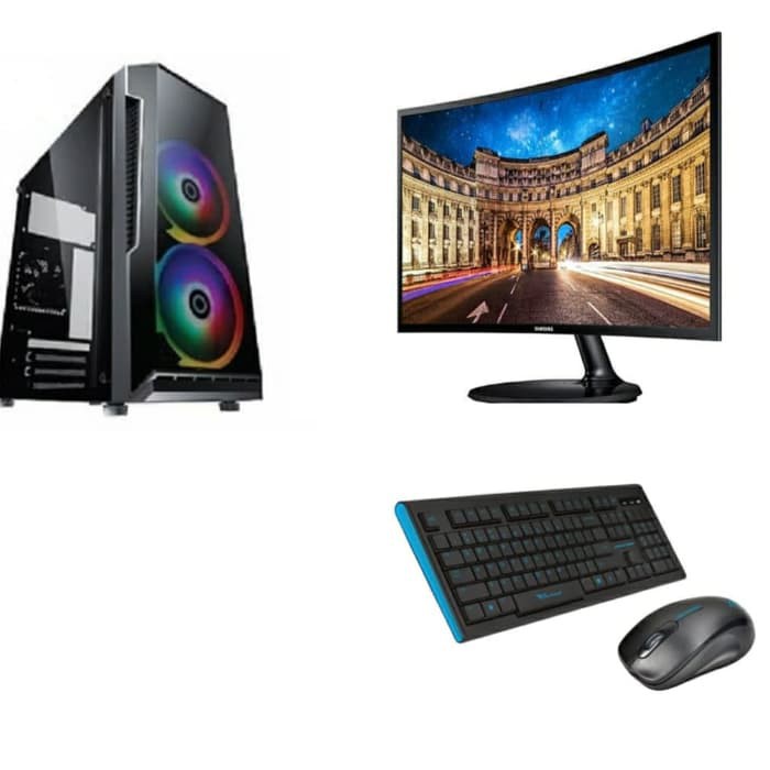 Jual LENGKAP MONITOR 24 INCH PC Rakitan Intel Core i5 3470 | Shopee ...