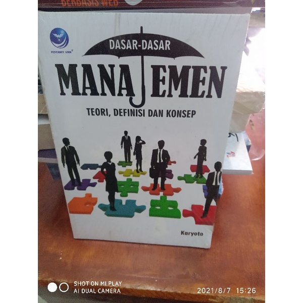 Jual Buku Dasar-dasar Manajemen Teori Definisi Dan Konsep | Shopee ...