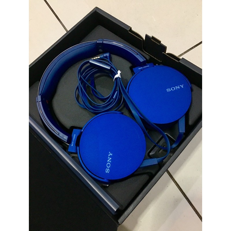 Jual Headphone Sony MDR - XB 550 | Shopee Indonesia