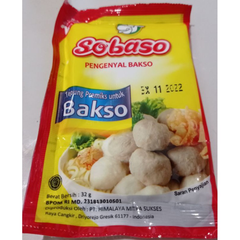 Jual Tepung Pengenyal Bakso Sobaso Paket 5 Bungkus Shopee Indonesia