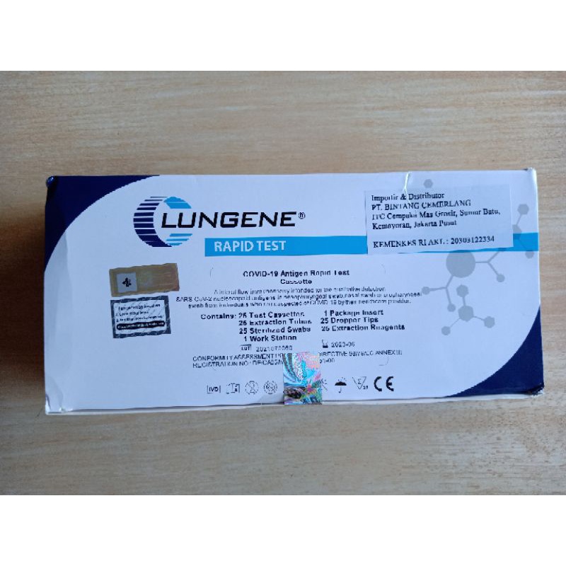 Jual Antigen Swab Mandiri Rapid Test Lungene Clungene Antigen Hidung Nasal Alat Test Ready