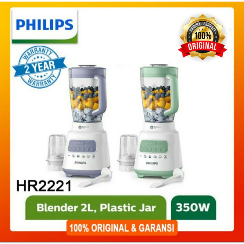 Jual Blender Philips Hr 2221 Hr2221 Series 5000 Pro Blend 2l Garansi