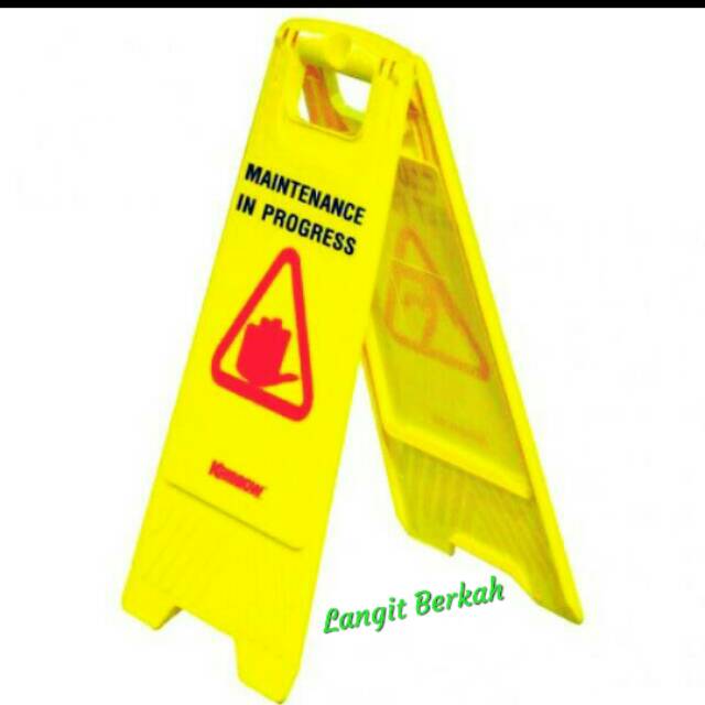 Jual Maintenance in progres Floor sign krisbow, Papan peringatan ...