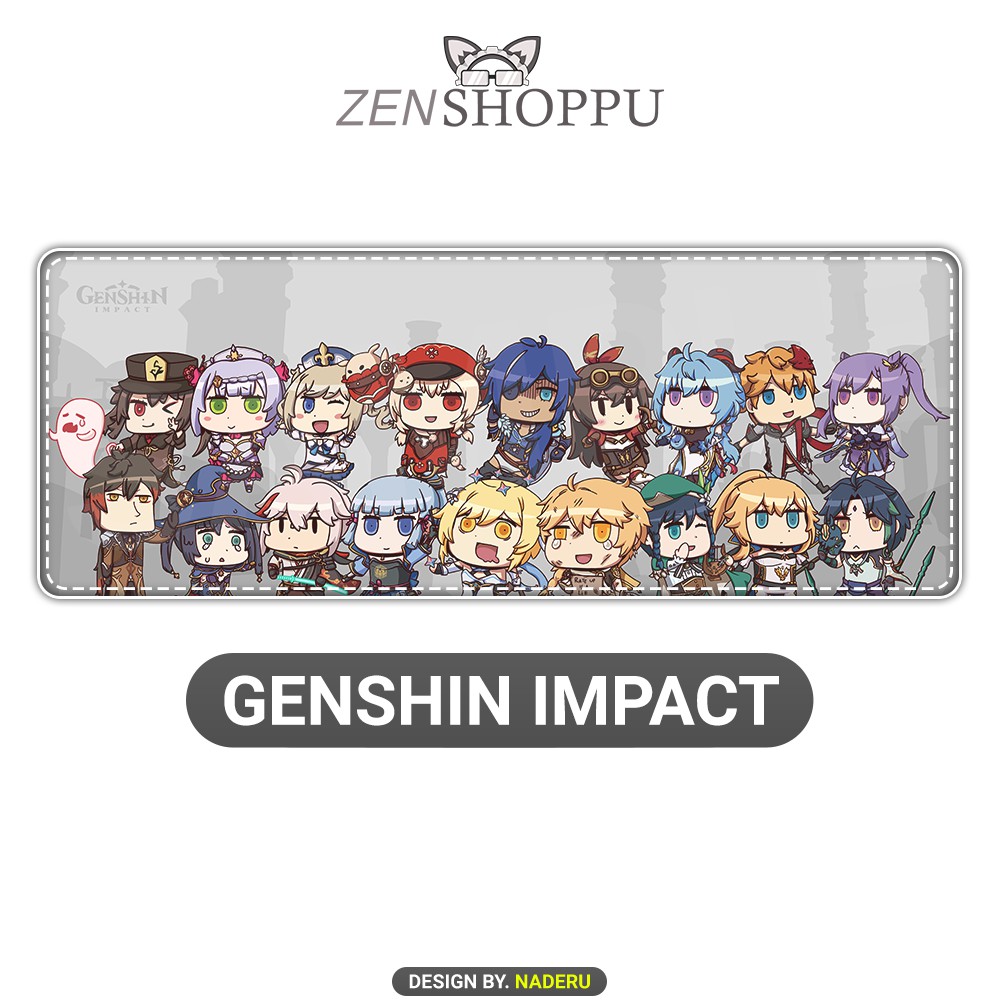 Jual Chibi Riyo Style Genshin Impact Deskmat / Mousepad | Shopee Indonesia