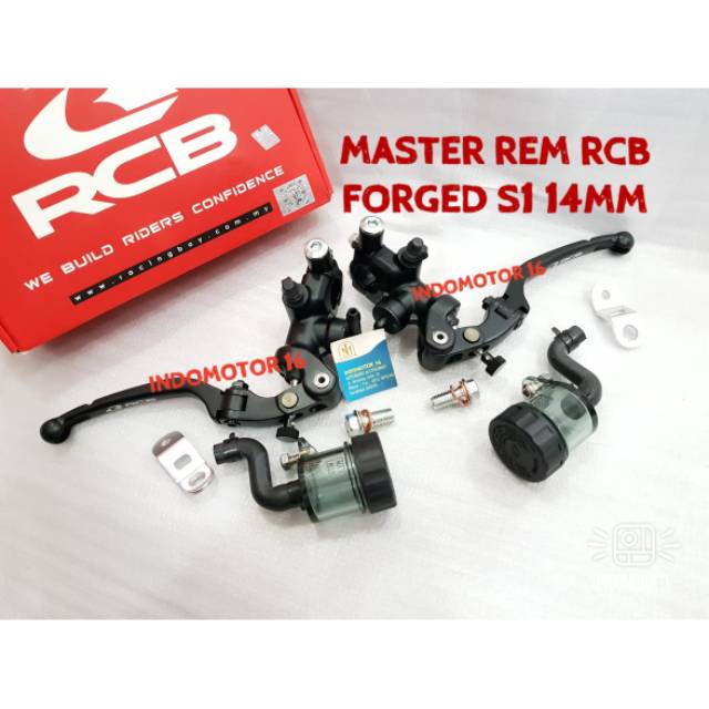 Jual MASTER REM RACING BOY KANAN S1 BLACK 14MM | Shopee Indonesia
