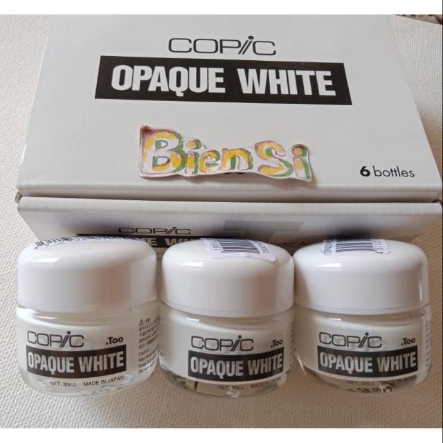 Jual Copic Opaque White 30cc | Shopee Indonesia
