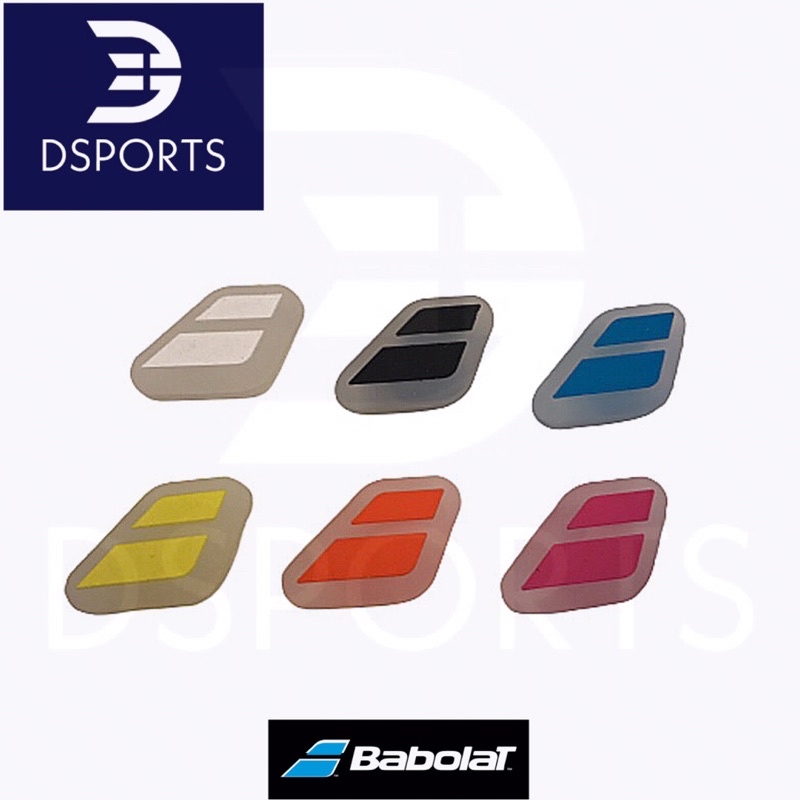 Babolat Flag Damp 700033-134 – Set 50 Antivibrazioni Per Racchetta Da Tennis – 7 Colori Misti Con Logo Babolat