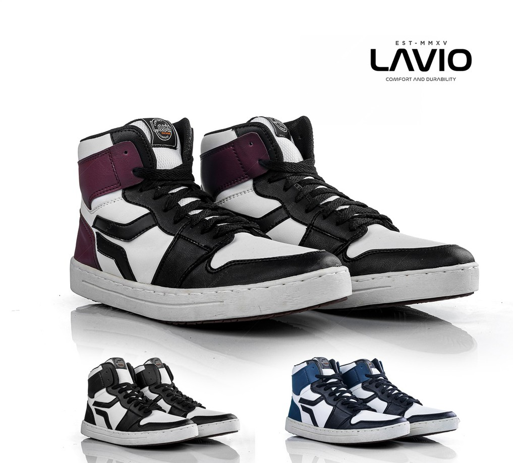 Jual Lavio Sepatu Casual Neo Classic High Sneakers | Shopee Indonesia