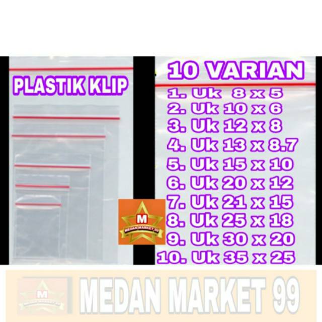 Jual Plastik Klip Lengkap 10 Varian Ziplock Harga Grosir Plastik