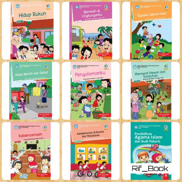 Jual BUKU TEMATIK KELAS 2 SD MI TEMA 1 2 3 4 5 6 7 8 BUKU TEMA SD K13 ...