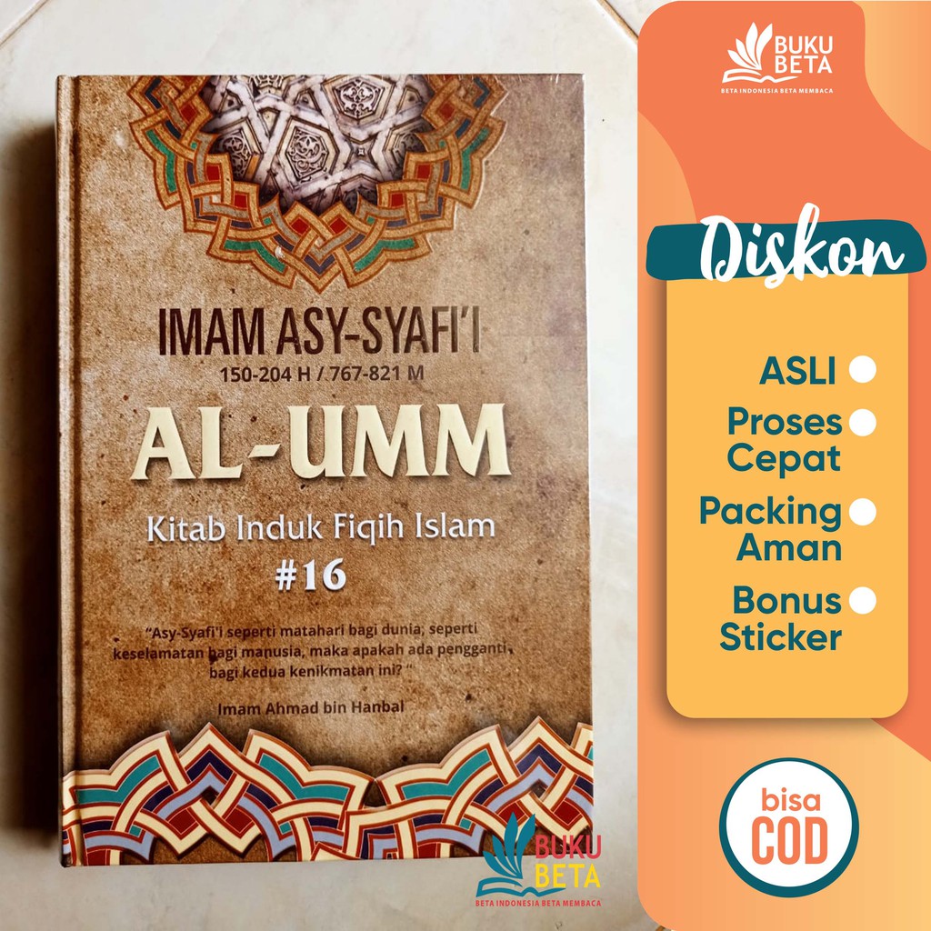 Jual Al Umm Kitab Induk Fiqih Islam 16 Imam Asy Syafii Shopee Indonesia