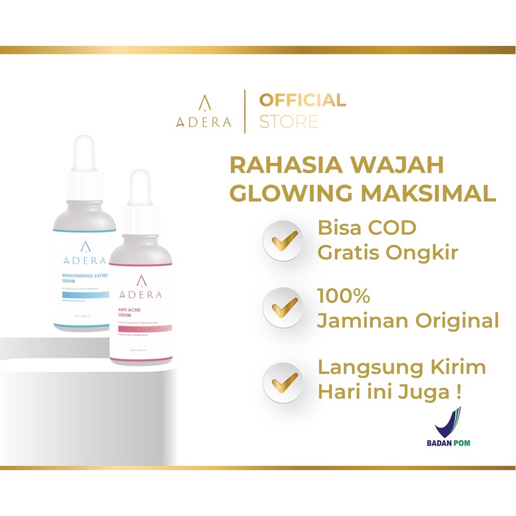 Jual Adera Face Serum Anti Acne/Jerawat, Dark Spot/Flek Hitam ...