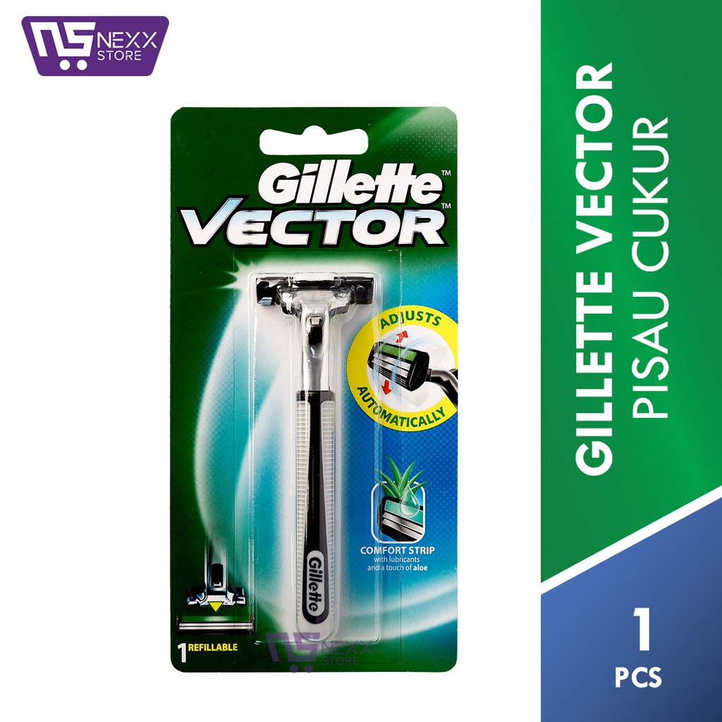 Jual GILLETTE - Vector Plus Razor ( 1 pcs ) | Shopee Indonesia