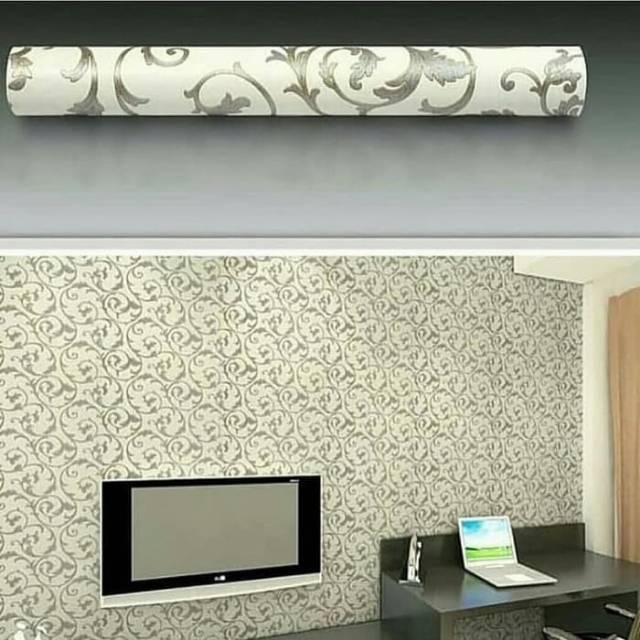 Jual wallpaper STICKER DINDING MOTIF BATIK PANJANG 10 M DAN LEBAR 45 CM