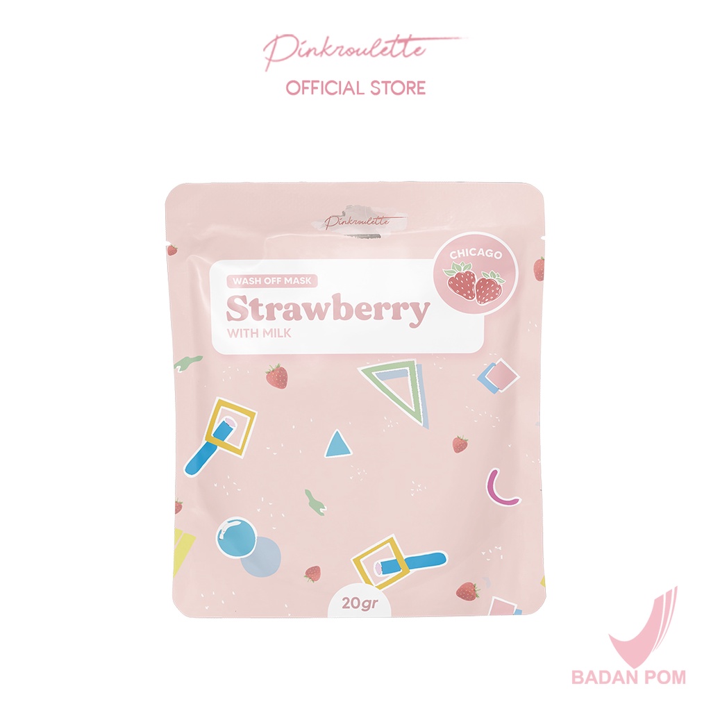 Jual PinkRoulette Masker Organic FaceMask Travel Size 20gr | Masker ...