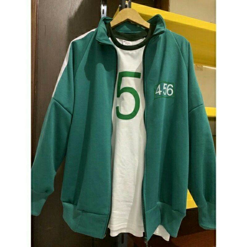 Jual Outer Jaket Jacket Babyterry Squid Game 456 | Shopee Indonesia