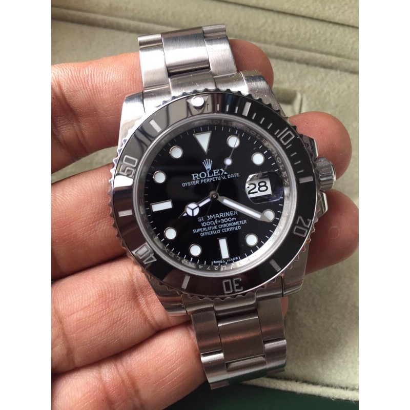 Jual Second Rolex Submariner Date 116610LN Black Dial Clone 1 1 by Noob V6S Shopee Indonesia