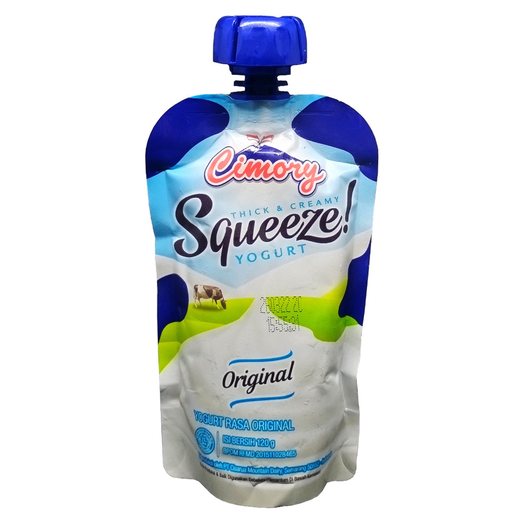 Jual Cimory Yogurt Squeeze Original 120g Shopee Indonesia