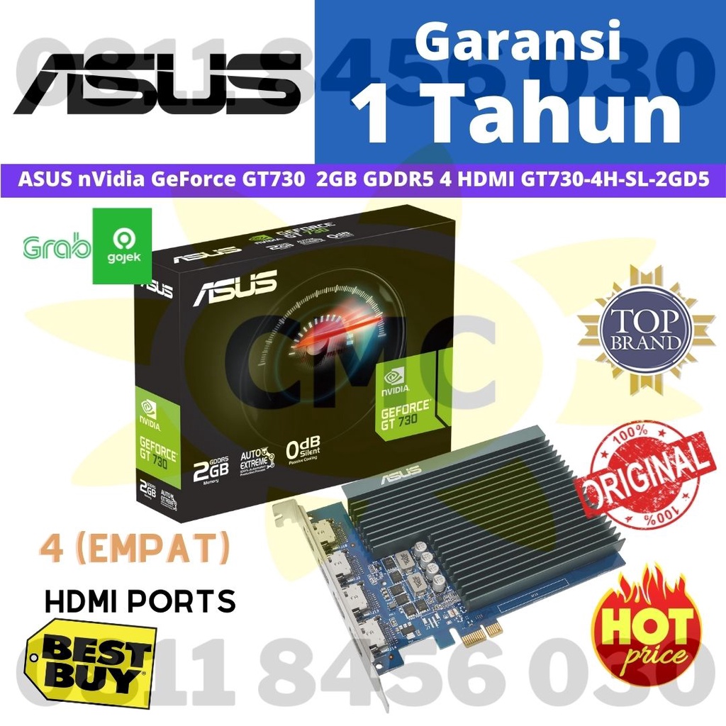 Jual Asus Geforce Gt 730 2gb Ddr5 Gt730 Ddr5 4 Hdmi Shopee Indonesia 3016