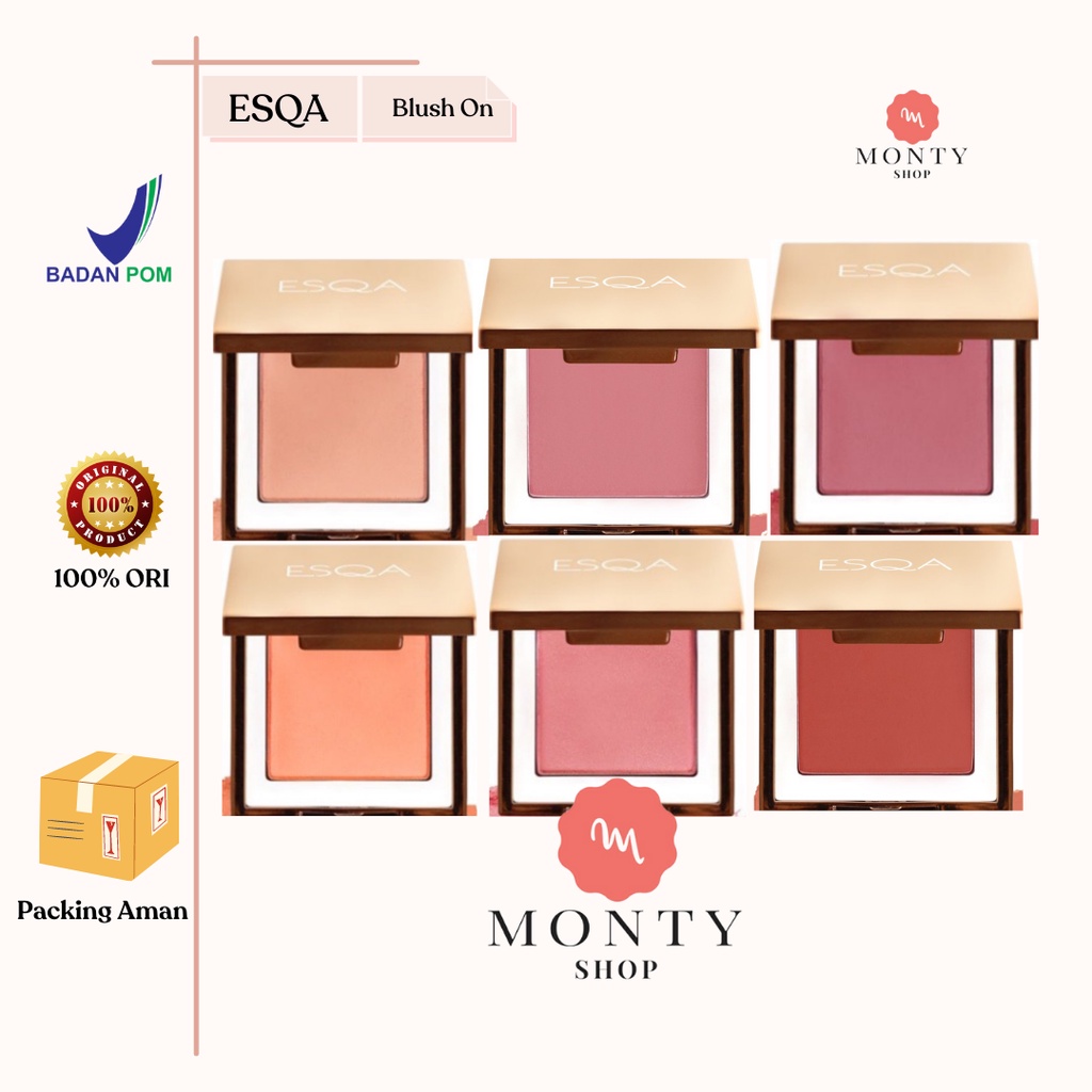 Jual ESQA Blush On Bali Honolulu Florence Malibu Milan