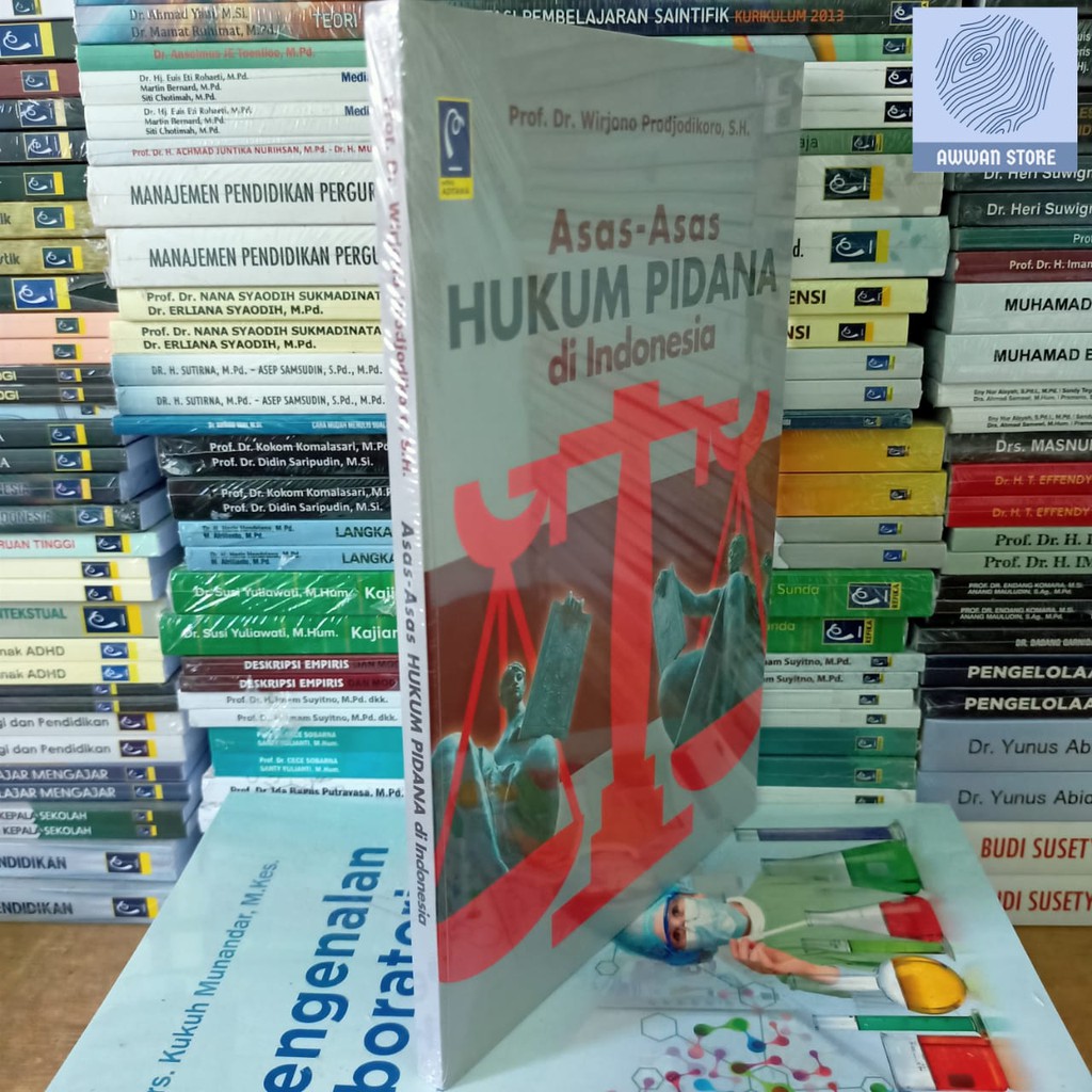 Jual Asas Asas Hukum Pidana Di Indonesia - Wirjono P | Shopee Indonesia