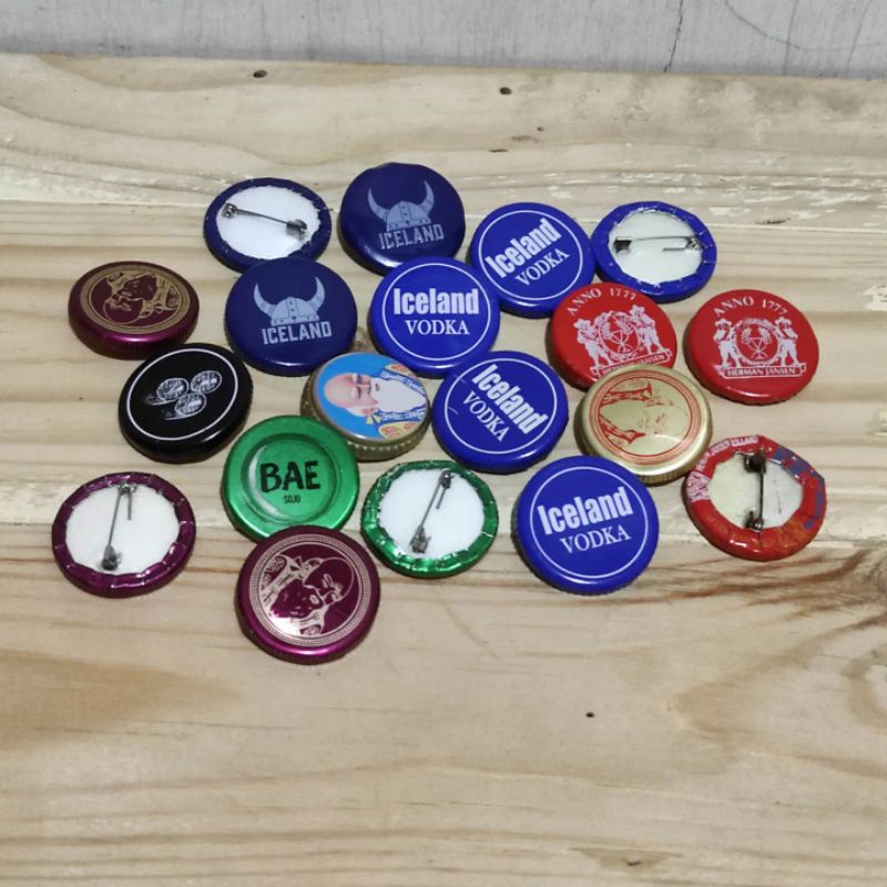 Jual Pin Button Unik Tutup Botol, Part 1 | Shopee Indonesia