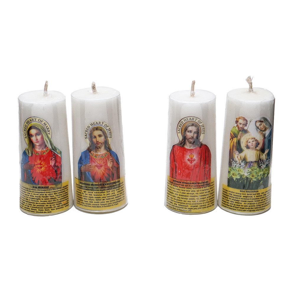 Lilin Rohani Gambar Doa Permohonan Isi 2 (Uk. 13 x 6cm) 4