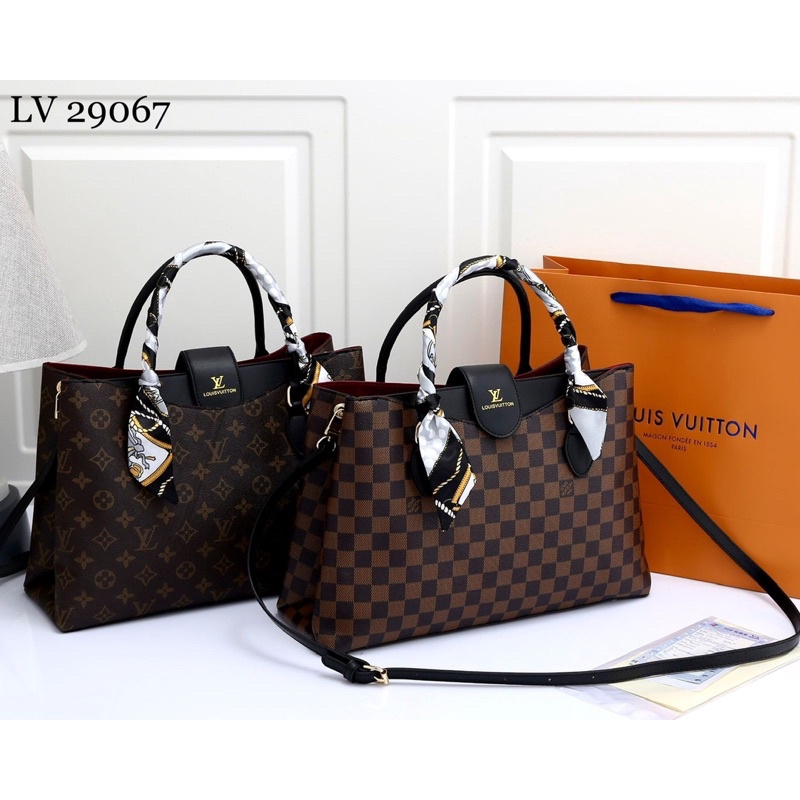 Tas Louis Vuitton LV tas selempang tas totebag tas jinjing wanita branded  premium like new, Fesyen Wanita, Tas & Dompet di Carousell