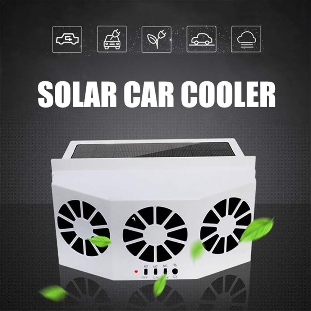 Jual Kipas Angin Mobil Solar Powered Radiator Car Window Air Vent Cool