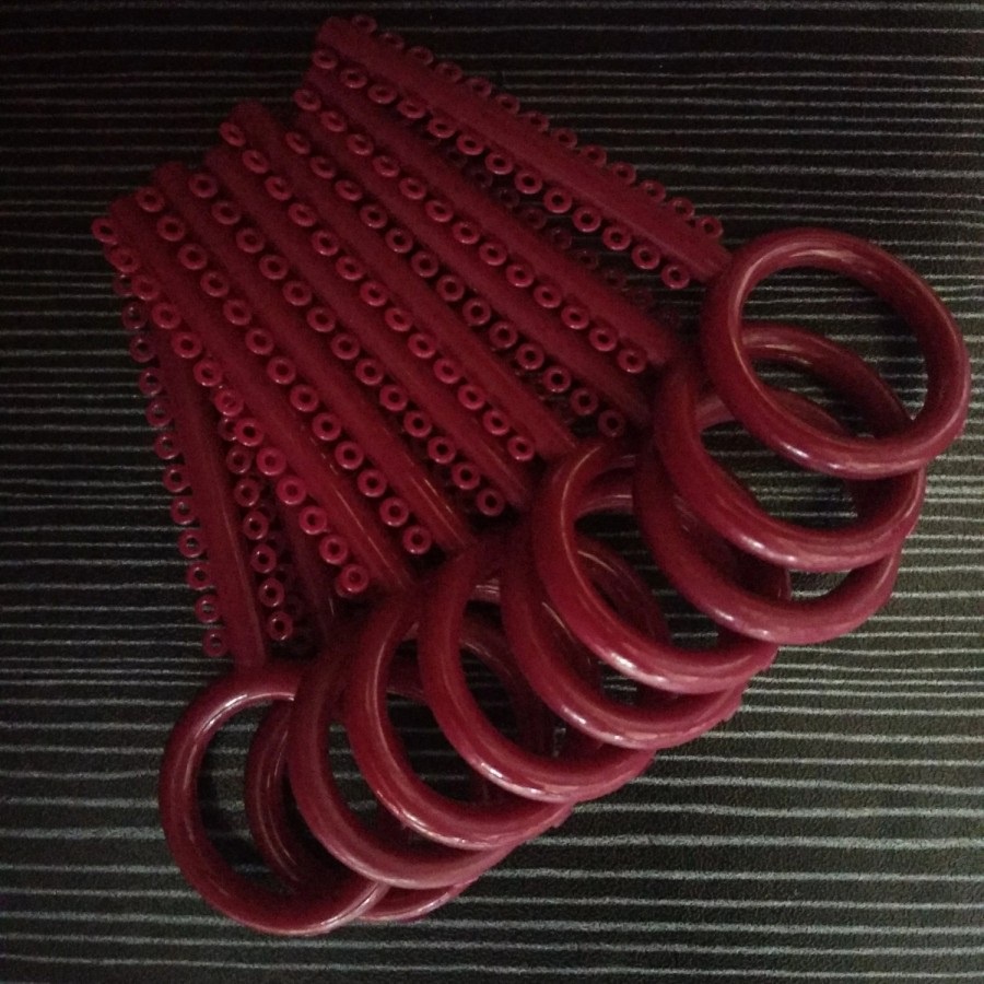 Jual Power O AO Art Ortho Merah Maroon Isi 10 Stick Karet Behel