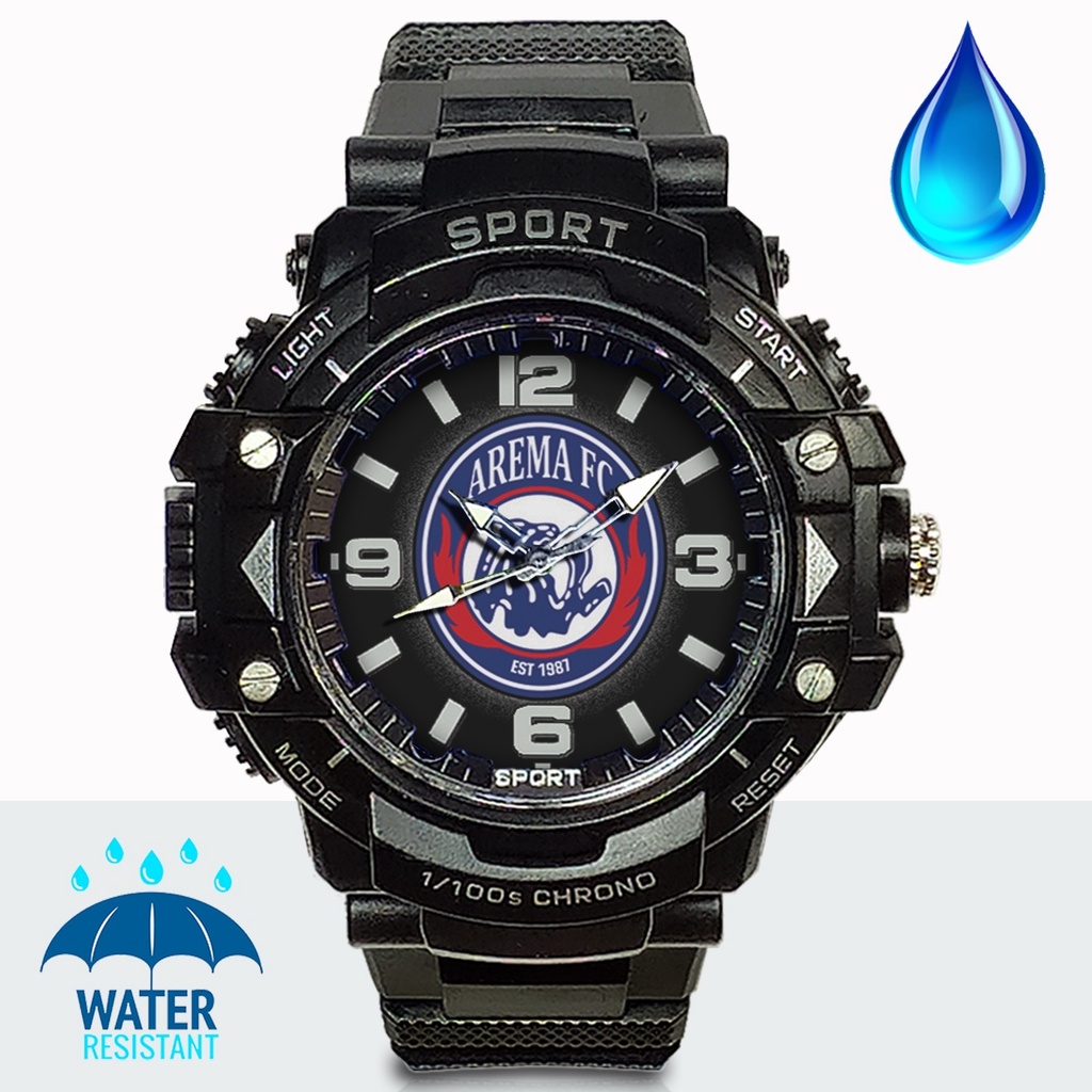 Jual (Istimewa) JamTangan Custom AREMA FC - 3 (Keren) | Shopee Indonesia