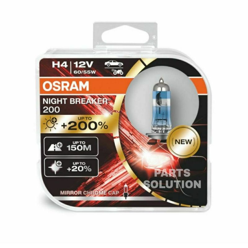 Jual Lampu Led OSRAM Type H4 utk motor dan mobil 6000K. Harga