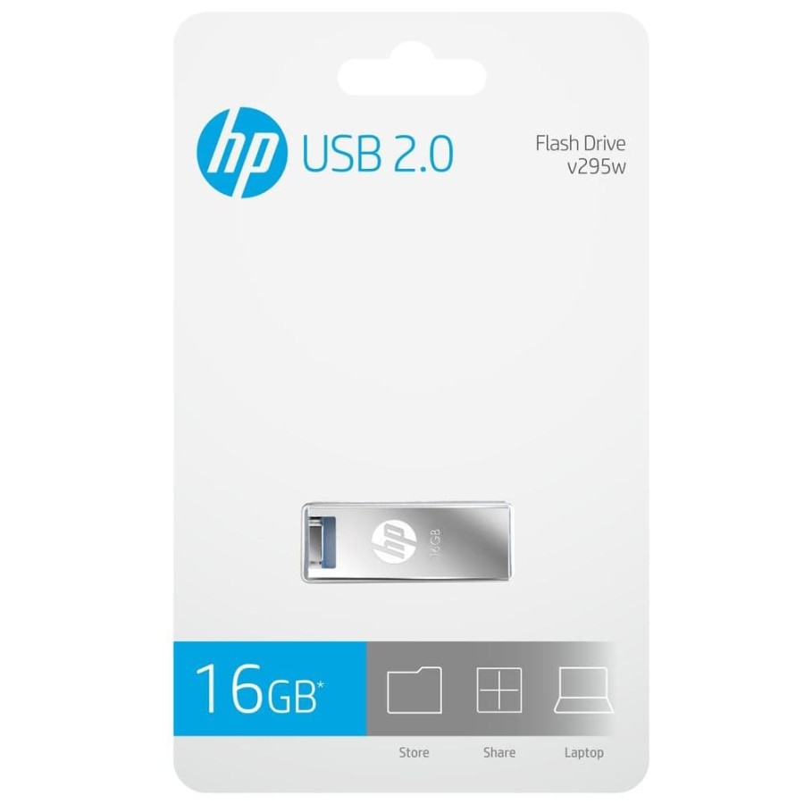 Jual Flash disk HP USB 2.0 v295w 16 GB Metal/Besi / Flash disk HP 16 GB ...