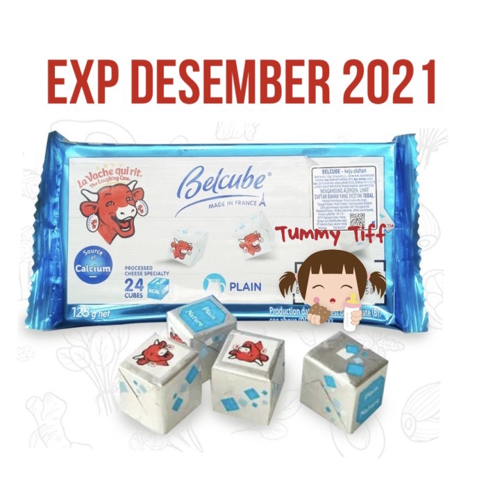 Jual Belcube plain Cheese Spread MPASI 125gr Keju Belcube Belcube Chees ...