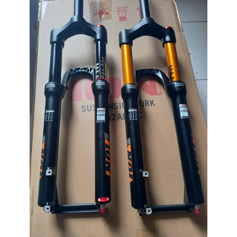 Jual Fork sepeda shox sepeda 27.5 Air ION UD32 T 120 Non Tapper