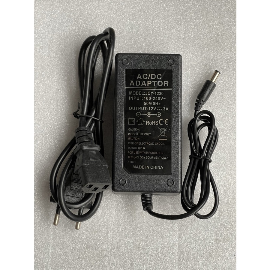 Jual Adaptor 12v 3A Adapter Power Supply 12volt 3 Ampere Cctv Modem ...