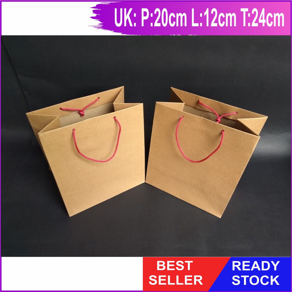 Jual Paperbag Box Roti, Tas Kertas Box Roti, Paperbag Polos, Tas Kertas ...